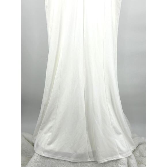 Lulu's Forever Crush White Mermaid Maxi Dress XL‎ - Picture 9 of 11